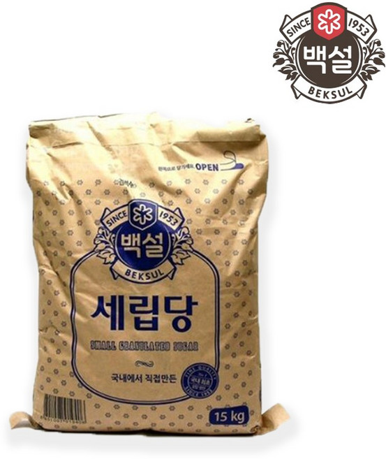백설 세립당, 1개, 15kg