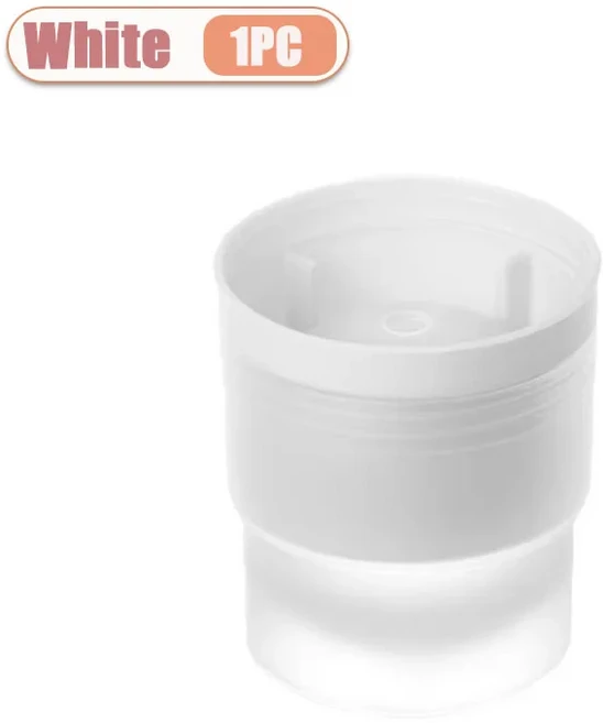 1-20PCS 대형 아이스 볼 메이커 다목적 실리콘 위스키 동결 라운드 몰드 칵테일 홈 바 액세서리, 07 White-1PC