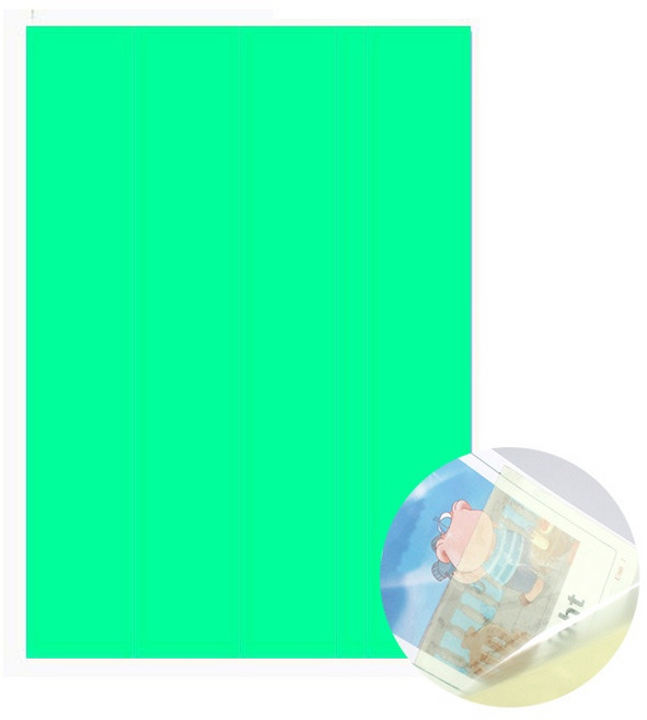 約翰家庭百貨 蓄光夜光膠帶 多規格 ZM0402, 1個, 透明A4