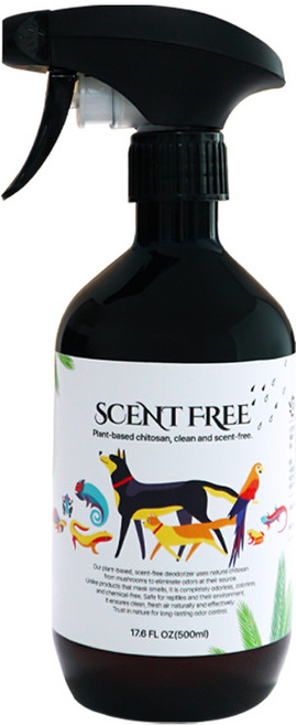 엔제이카멜레온 센트프리 반려동물 탈취제 소동물 파충류 식물성 키토산 안전한 살균 탈취제, 1개, 무색