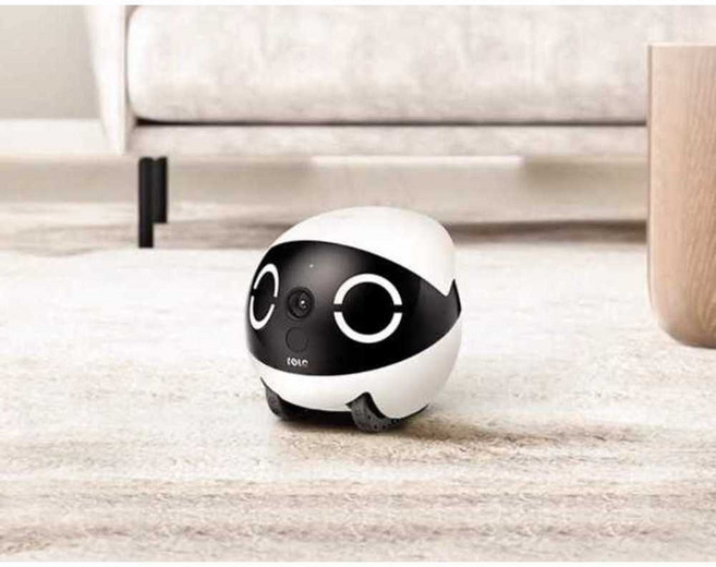 장거리연애 로봇 롱디 스마트 이동식 카메라 홈 EBO 무선 실내 반려동물 모니터링 로봇, 1개, 128GB(표준판)