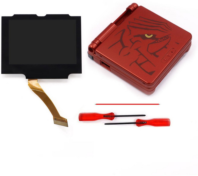 게임 보이 어드밴스 SP 적층 V5 IPS GBA 백라이트 LCD 교체 모드 키트 케이스 필요 없음, Model 1