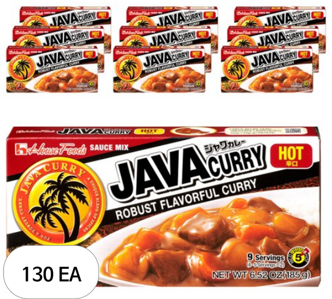 House 자바 카레 매운맛, 185g, 130개