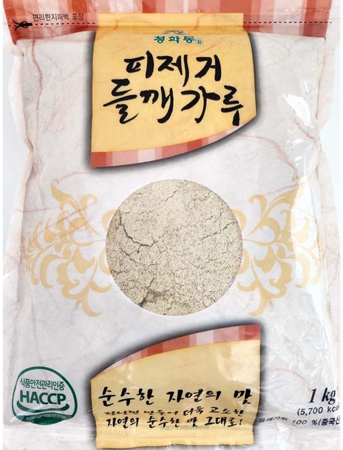 청학동 피제거 들깨가루 / HACCP 들깨가루100% 지퍼팩포장, 1개, 1kg