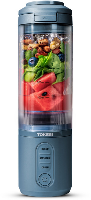 도깨비 픽앤고 휴대용 무선 포터블 블렌더 싱글구성, (싱글)원더블루