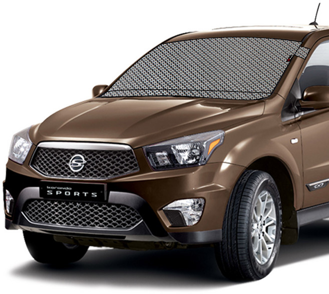 쌍용 코란도스포츠 전용 맞춤 성에방지커버 자동차 앞유리커버 겨울 김서림 눈 성에방지덮개, 02_코란도스포츠_맞춤 성에방지커버_일반형+와이퍼덮개, SC-004