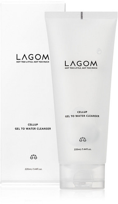 LAGOM 早安保濕潔顏水凝露 170mL 韓國護膚品牌 水通道蛋白, 1個, LAGOM_早安保濕潔顏水凝露-單支, 170g