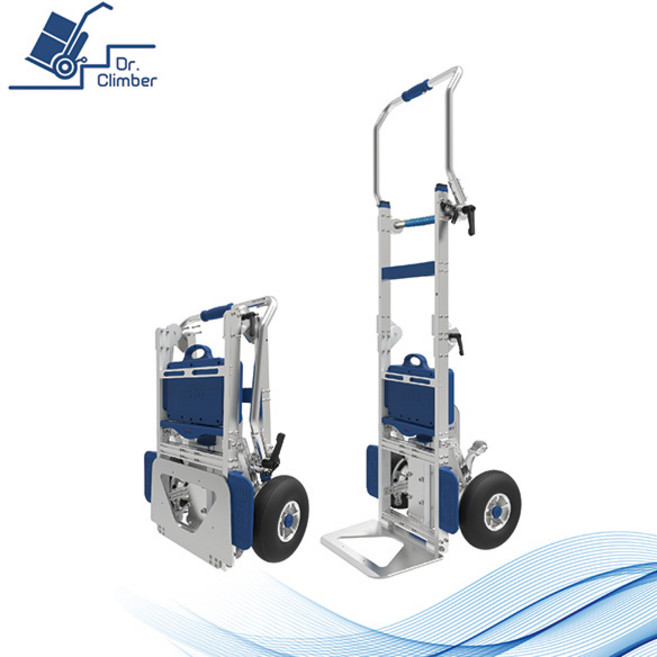 전동계단운반기 닥터클라이머 ZW7170GF 2단접이식 브레이크장착 계단오르는기계 170kg 가스이동 시멘트이동 도비 실외기이동 KC인증 정식수입, ZW7170GF ( 2단접이식  브레이크장착 ), 1개