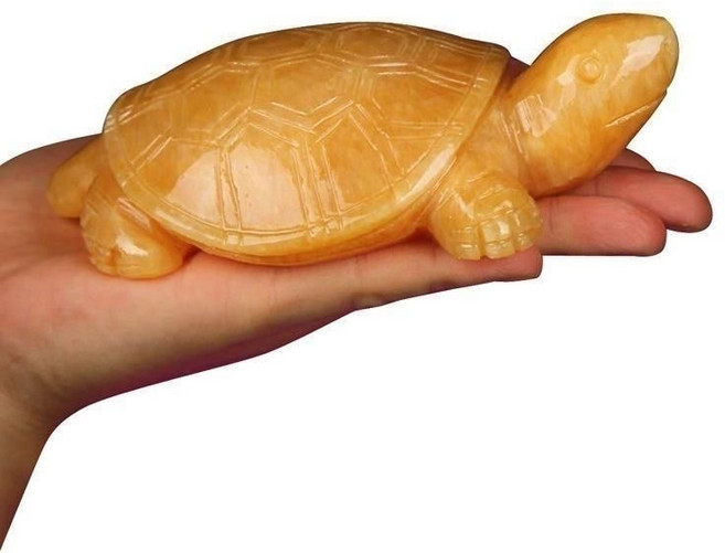 JINGHENG 천연옥거북이조각장식품돈들어오는복장수행운인테리어공예, G - 8CM 토파즈
