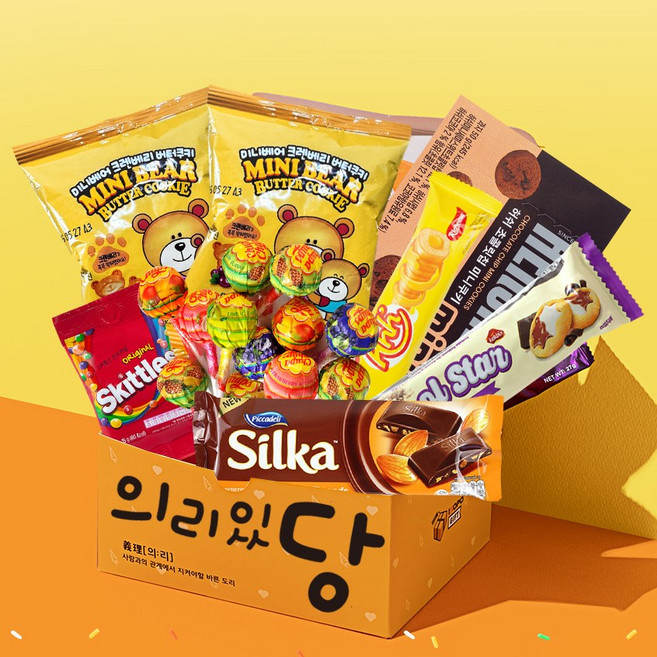 의리있다 의리의리한 어버이날 어린이날 달콤초콜릿 과자 세트, 600g, 1개