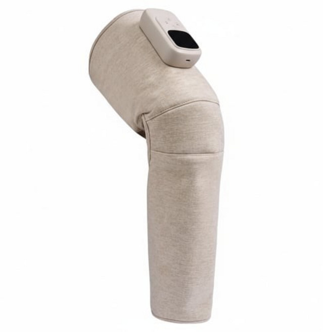 앱코 오엘라 바디케어 무선 온열 공기압 허벅지 종아리 마사지기, cool beige, LM01