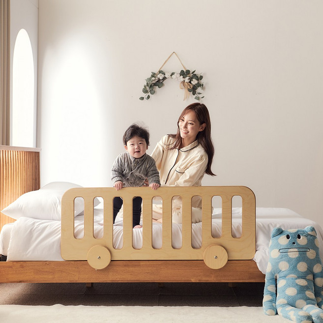 아기침대가드 Bus 대형450, 투명