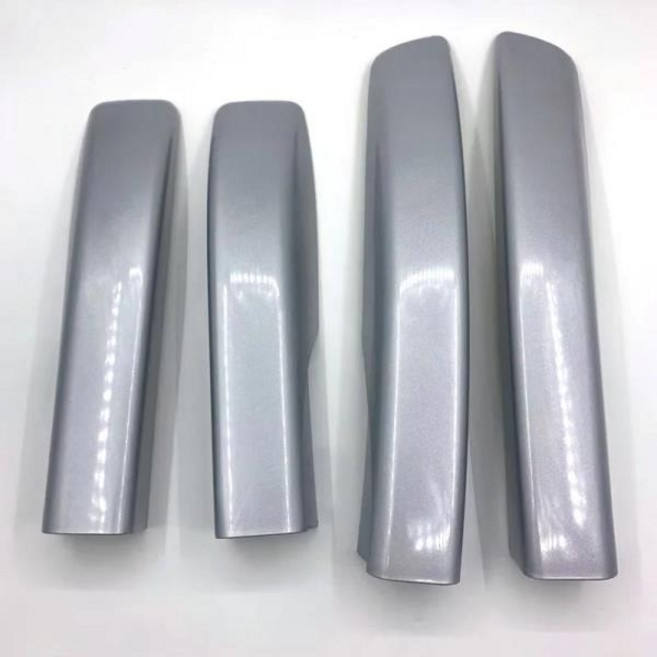 실버 블랙 루프 러기지 미쓰비시 ASX 자동차 액세서리 바 레일 엔드 캡 트림 커버 쉘 2013-2018 년, 04 silver 1Set, 한개옵션1