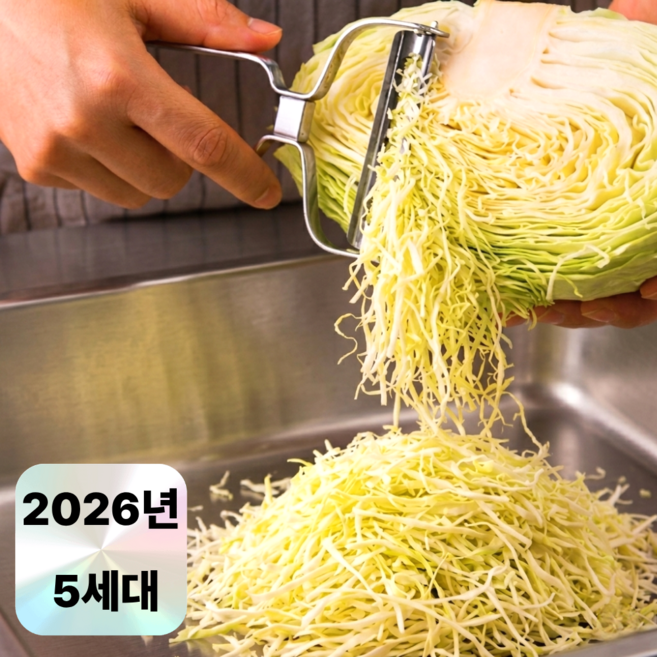 한솔템 양배추 채칼 양배추칼, 1개, 그레이