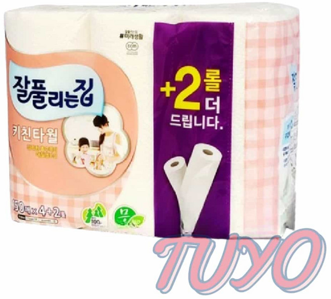 위블리 키친타월 4+2롤