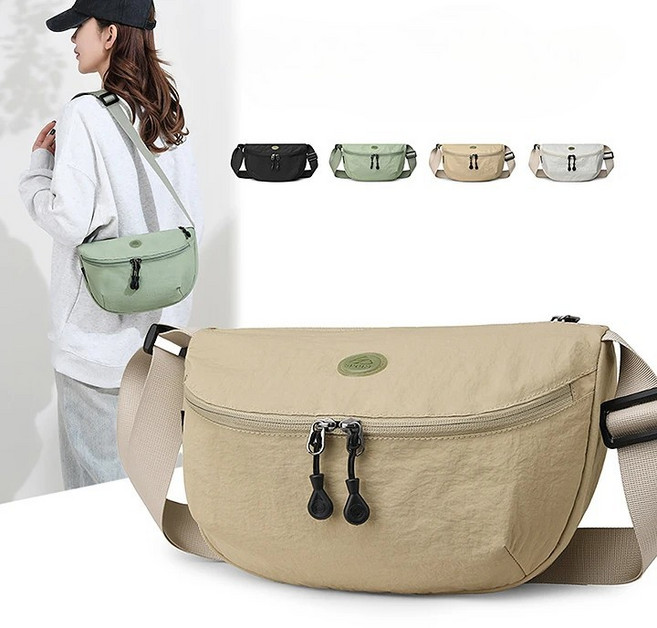 바이베나 여행용 나일론 크로스백 가벼운 슬링백