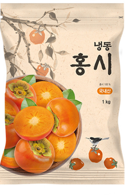 (소비기한 26.09.05) [자연원] 냉동홍시(국산), 1개, 1kg