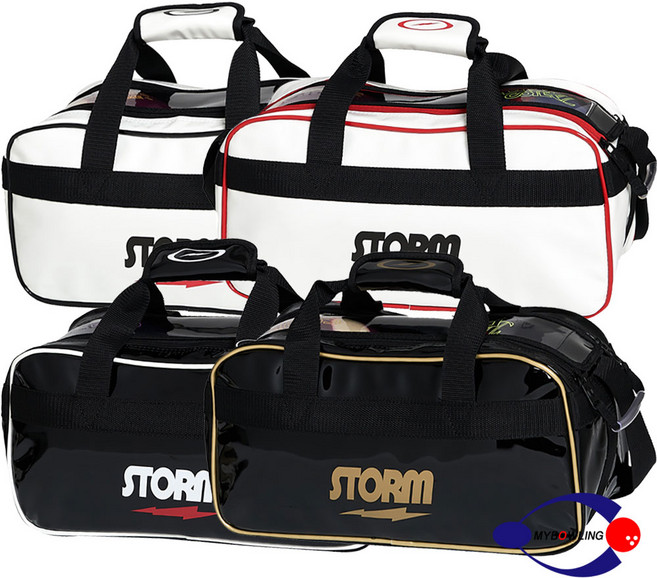 [마이볼링] 스톰 롤링썬더 플러스 2볼토트백 / 볼링가방 볼링용품, 블랙골드, 1개