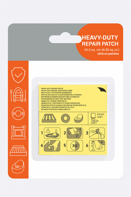 고급형 튜브 구멍보수패치 테이프 스티커, 1세트, 5매입