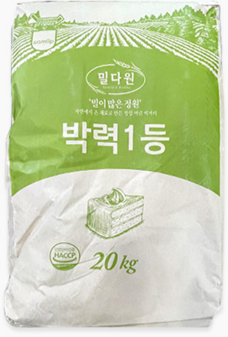 밀참/밀다원 박력분 1등급, 20kg, 20kg, 1개