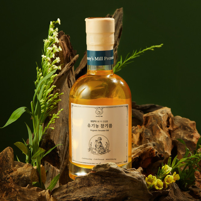 그래니방앗간 냉압착 유기농 참기름, 1개, 200ml