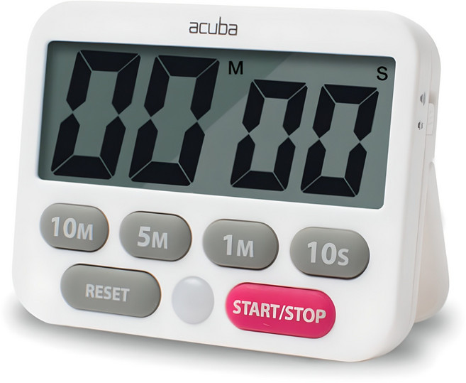 아쿠바 디지털 타이머, 화이트, 1개
