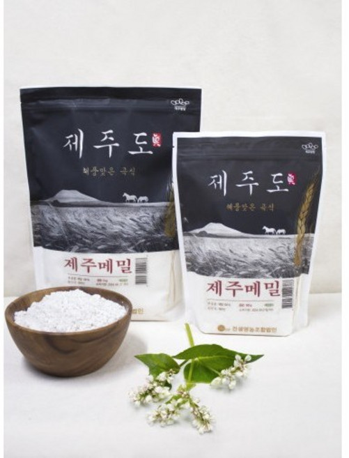 [베지근한식탁]청정 제주 메밀가루 1kg, 1개
