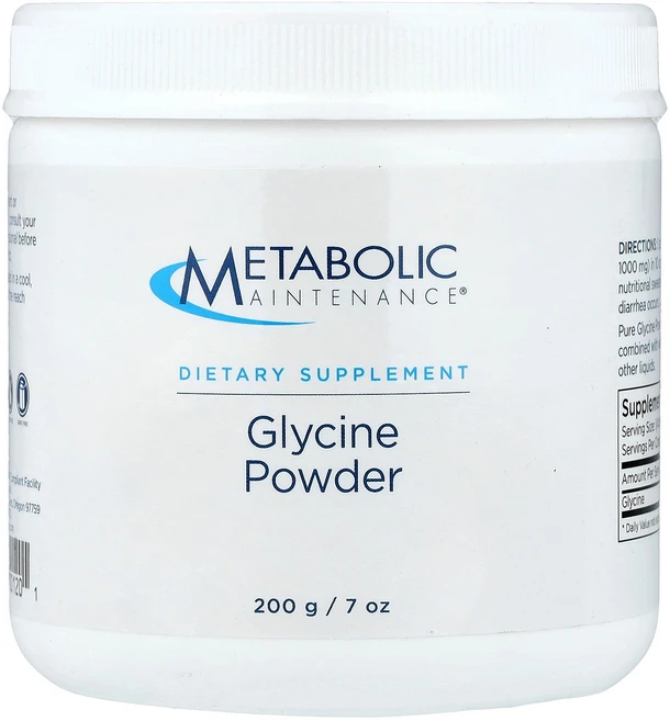 메타볼릭 메인터넌스 Metabolic Maintenance 글라이신 분말 200g7oz124187원산지:기타, 200g, 1개 - 쿠팡