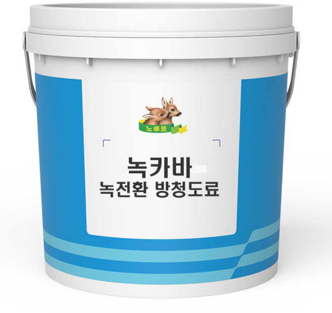 노루 녹카바 / 녹전환 방청도료 / 녹슨 철재면의 녹전환재 일반 철재면의 방청도료 흑갈색 4KG, 1개