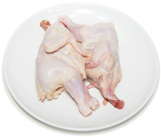 가나안식품 영계 대 2마리 삼계탕 닭 백숙 생닭, 500g, 2개