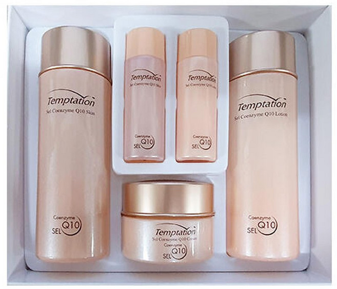 템테이션 셀 코엔자임 큐텐 스킨 케어 3종 세트, 1세트