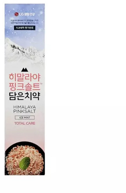 LG생활건강 히말라야 핑크솔트 치약 160g x 5개 아이스민트 구취제거 잇몸케어 토탈케어