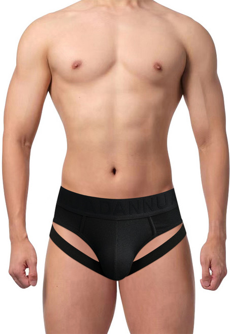 남성 삼각팬티 나사면 힙스터 심플 순색 듀얼밴드 힙업팬티 인어미남 Men's Underpants