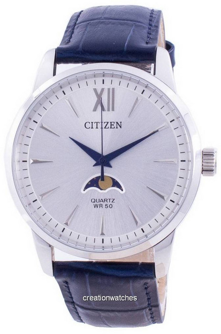 씨티즌 문 페이즈은 다이얼 쿼츠 AK5000-03A 남성용 시계