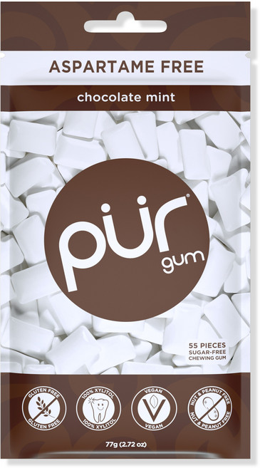 퍼검 아스파탐 프리 초콜릿 민트 비건, 77g, 1개