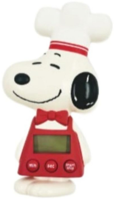 마리모크래프트 키친 타이머 RD 셰프 스누피 W73×H130×D25mm SPZ-3479, 1개