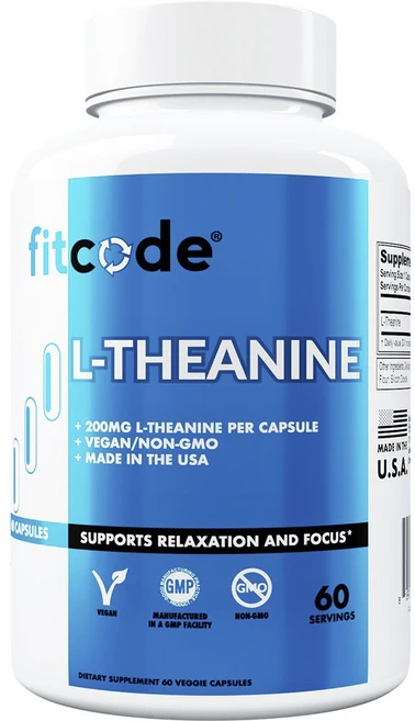 핏코드 L-테아닌 베지 캡슐, 60정, 1개 - 쿠팡