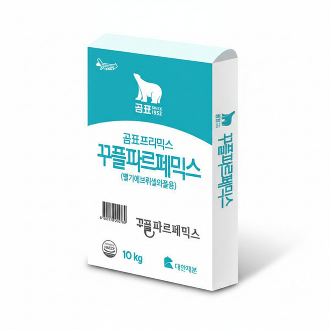 5종 대한제분 꾸플파르페믹스 10kg 브뤼셀와플용, 1세트