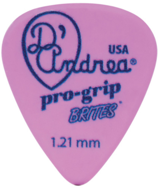 D’Andrea - Pro Grip Brite / 디 안드레아 피크 X-Heavy (1.21mm), 1개