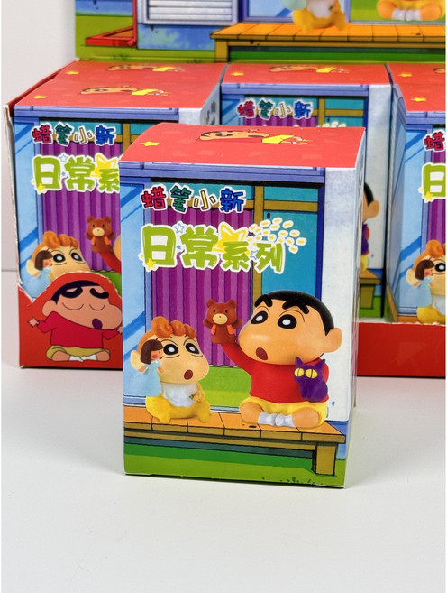 크레용신짱 짱구는 못말려 6+1 짱구 데일리 피규어 랜덤박스(세트X / 단품가격), 1개