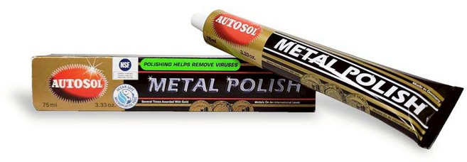 AUTOSOL金屬拋光膏 快速去除金屬氧化層 恢復金屬光澤 德國製造, 1個, 75ML