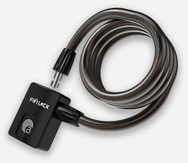 지문인식자물쇠/자전거체인/FL-U6/피피락, 상세페이지 참조, 1개