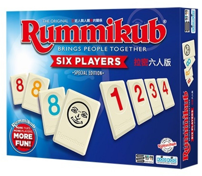 Rummikub 拉密六人版桌遊, 1盒