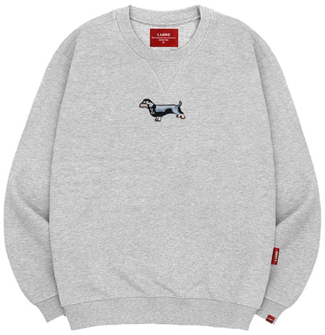 L.LAMO 엘라모 3M 강아지 맨투맨 남녀공용 빅사이즈 S~4XL