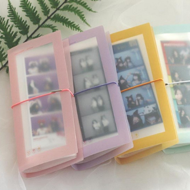 인생네컷 보관파일 포토북 앨범 스티커 즉석 사진첩, 그레이