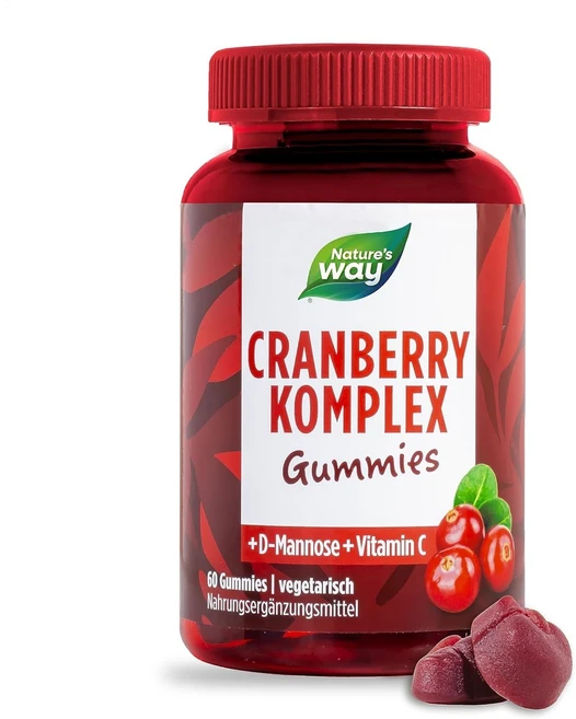네이처스웨이 NATURE’S WAY 크랜베리 복합 젤리 60개, 1개, 60정 - 쿠팡