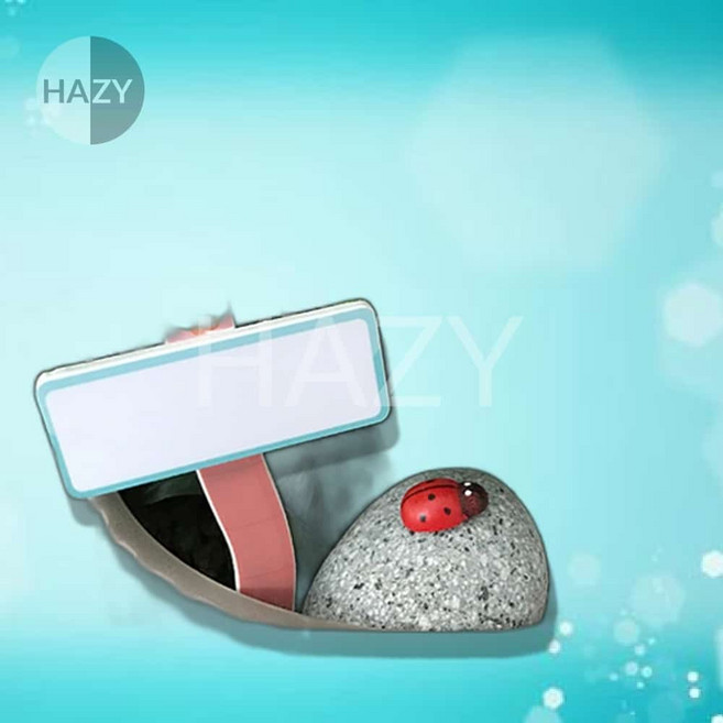 헤이지 루미루미 마그넷보드 화분팻말 3개 세트 텃밭팻말, 지렁이 3개