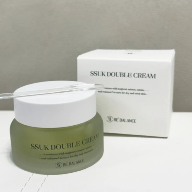 [본사정품] 비밸런스 쑥 더블 크림 BE'BALANCE 쑥 세럼 부스터 크림, 1개, 50ml - 쿠팡
