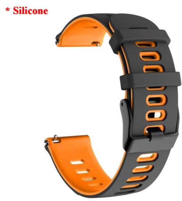 가민 비보무브 트렌드 가죽 스트랩 밴드 비보무브 비보무브 스타일 비보무브 스포츠 비보무브 HR 팔찌 시계, 6)Silione 색상 J, 1개