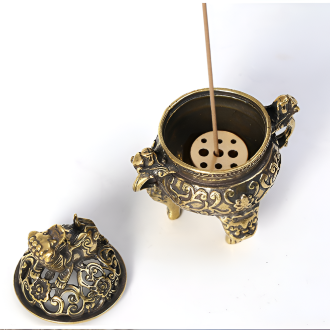 세프리 미니 황동 향로, 1개